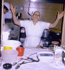 Paola Fazi i køkkenet